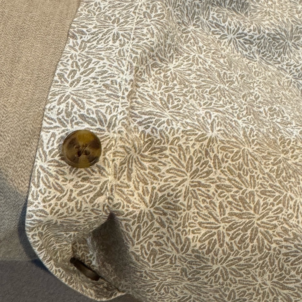 Men's Beige Patterned Shirt - Picture 5 of 7